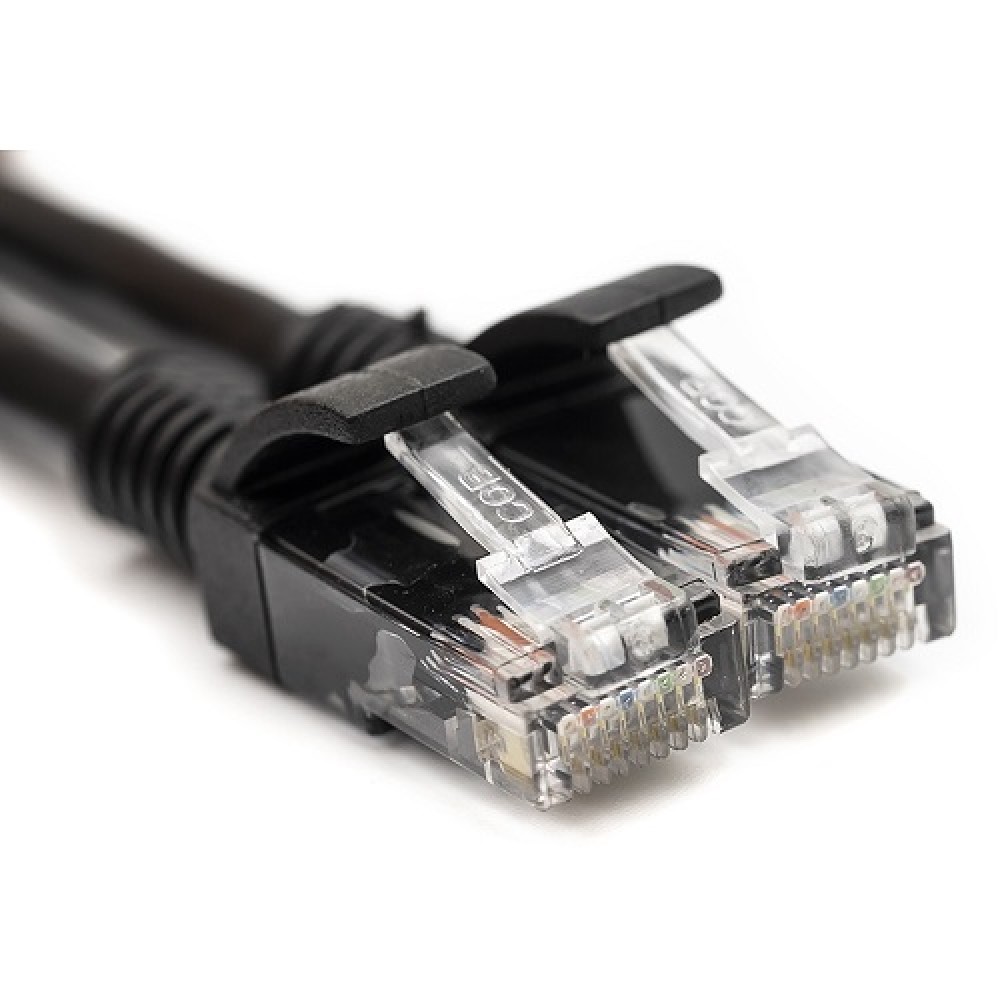 Cable Cat5E UTP, 25m, black